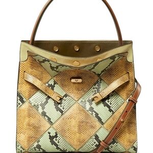 Lee Radziwill Diamond Embossed Double Bag